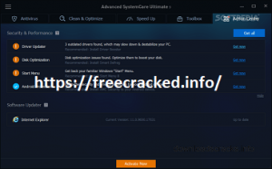 Advanced SystemCare Ultimate 13.0.1.85 Crack
